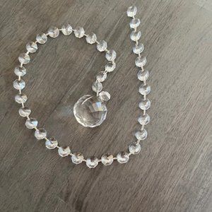 Vintage Jimmy Choo Boutique Store Crystal Chandelier Strand Prism- Beautiful